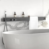 AquaLuxe Premium – Système de Douche Mural avec Étagère et Porte-Serviettes