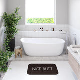 Tapis de Bain Antidérapant Microfibre - Statement Humor&nbsp; – Design Moderne avec Impression