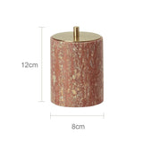Ensemble de Salle de Bain Travertin Rouge