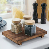 WoodNest – Plateau Décoratif en Bois Style Maison de Campagne pour Salle de Bain et Cuisine