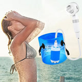 AquaFlex Smart – Douche Portable Rechargeable avec Pompe et Contrôle Digital