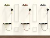 Colonne de douche thermostatique encastrée en laiton – Ensemble haut de gamme avec pomme de douche effet pluie