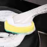Brosse Vaisselle avec Distributeur de Liquide – Éponge Intégrée et Têtes Rechargeables