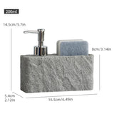 StoneStyle Distributeur de Savon avec Support Éponge
