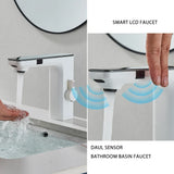 Aqualis TouchFree – Robinet Automatique à Capteur Infrarouge pour Lavabo avec Affichage Digital