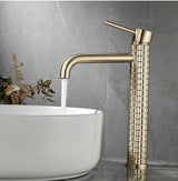 Robinet de Lavabo Diamant Noir – Mitigeur Monocommande Design en Laiton