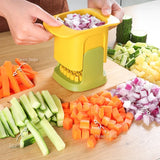 VeggiePro – Coupe-Légumes Multifonction et Découpe-Frites à Pression