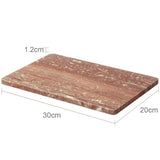 Ensemble de Salle de Bain Travertin Rouge
