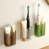 Porte-Brosses à Dents Mural – Organisateur Hygiénique et Gain de Place pour Salle de Bain