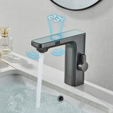 Aqualis TouchFree – Robinet Automatique à Capteur Infrarouge pour Lavabo avec Affichage Digital