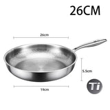 TitanChef – Poêle en Titane Pur avec Motif Écailles Martelées