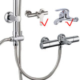 Ensemble de douche pluie avec mitigeur et douchette – système pour baignoire en acier inoxydable finition noire ou chromée