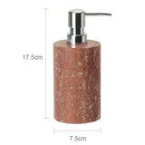 Ensemble de Salle de Bain Travertin Rouge