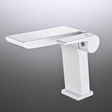 NoirCascade Gun Metal – Mitigeur Lavabo Cascade en Laiton avec Finition Gris Anthracite