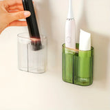 Porte-Brosses à Dents Mural – Organisateur Hygiénique et Gain de Place pour Salle de Bain