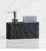 StoneStyle Distributeur de Savon avec Support Éponge