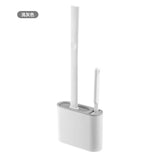 Brosse WC Murale en Silicone – Tête Plate Flexible & Hygiénique