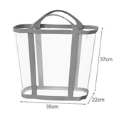 Panier à Linge Pliable Grande Capacité en Maille Respirante