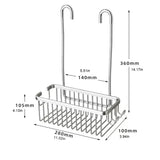 Étagère de Douche Sans Perçage en Aluminium