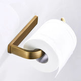 Prestige Vintage – Ensemble d’Accessoires Salle de Bain en Laiton Antique avec Porte-Brosse WC