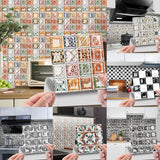 Plaques Murales Auto-adhésives 3D Mosaïque