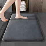 VelouraDry – Tapis de Bain Ultra Absorbant en Velours Corail Antidérapant