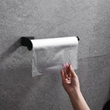 SilverHold – Porte-Papier Toilette Auto-Adhésif en Acier Inoxydable (Allongé & Sans Perçage)
