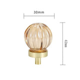 Bouton de Meuble Cristal Éclat Champagne