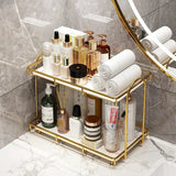 Étagère Métallique Double Niveau HydroRack – Rangement Salle de Bain & Cuisine Étanche