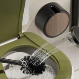 Brosse WC Murale -HygiaWood – Design Bois, Sans Perçage, Pratique et Élégante