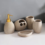 Ensemble d’Accessoires de Salle de Bain Nordique Élégance