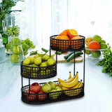Panier Métal -FruitLuxe – Corbeille Polyvalente pour Fruits et Légumes