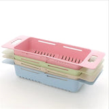 Panier Égouttoir Ajustable pour Évier – Support de Drainage Automatique | Rangement Cuisine Multifonction | Séchage Rapide