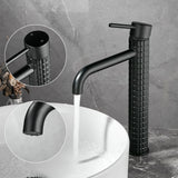 Robinet de Lavabo Diamant Noir – Mitigeur Monocommande Design en Laiton
