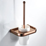 ÉléganceRose Porte-Brosse WC Premium