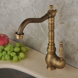 RetroFlow – Robinet de Cuisine et Lavabo en Laiton Vieilli