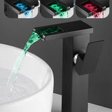 Cascade Élégance – Robinet de Lavabo à Bec Cascade 2 Trous avec Mitigeur Monocommande