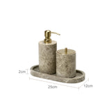 Ensemble Salle de Bain Luxe en Marbre Naturel
