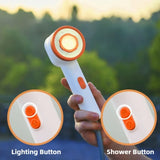 AquaNomad 2025 – Douche Portable Rechargeable avec LED pour Camping, Jardin et Outdoor
