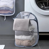 Panier Suspendu Pliable – Sac en Filet pour Linge et Rangement