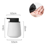 PureCeram – Distributeur de Savon en Céramique 300 ml Élégant et Rechargeable