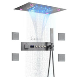 Mitigeur thermostatique de douche avec affichage LED