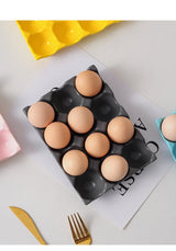 Range-Œufs en Céramique Élégance – 6 ou 12 Compartiments pour Cuisine et Réfrigérateur