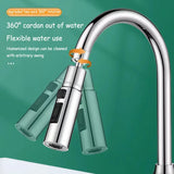 FlexiJet 720 – Mousseur de Robinet Rotatif Multifonction 3 Jets 360°/720°