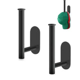 Étagère Murale Auto-Adhésive en Acier Inoxydable – Porte-Chapeaux et Casquettes Multifonction