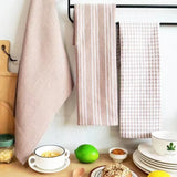 Serviettes de Cuisine Premium en Coton – Lot de 3 | Ultra Absorbantes & Élégantes