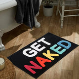 Tapis de Bain Antidérapant Microfibre SoftShag “Get Naked”