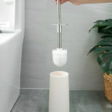 Brosse WC Design Scandinave GoldMinimal – Ensemble avec Support Élégant