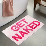 Tapis Tufté Statement Rose – Confort, Style et Originalité pour Salle de Bain et Salon