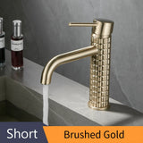 Robinet de Lavabo Diamant Noir – Mitigeur Monocommande Design en Laiton